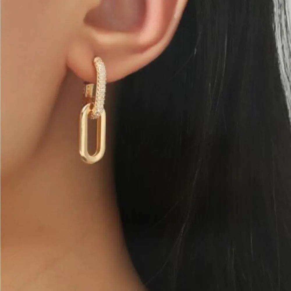 Link drop earring N144